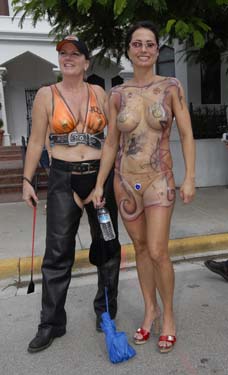 Body Painting 2008 photo - Duval Street, Key West